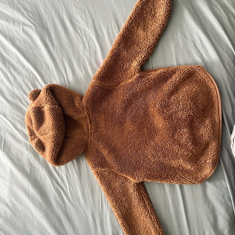 Old Navy Brown Fleece Kids Jacket with Bear Ears